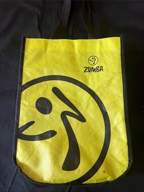 Zumba Fitness Yellow and Black Logo Tote
